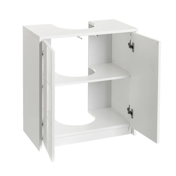 MUEBLE BAJO LAVABO MDF BLANCO 56 X 30 X 60 CM