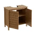 MUEBLE BAJO LAVABO 2 PUERTAS MDF 60 X 30 X 60 CM