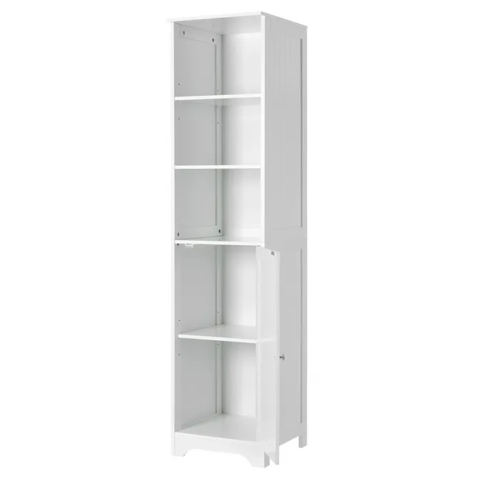 MUEBLE 1 PUERTA Y 2 LEJAS BASIC WHITE 40 X 38 X 160 CM