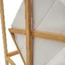 ESTANTERA 2 BALDAS Y 1 CESTO BAMB-MDF 34 X 33 X 140 CM