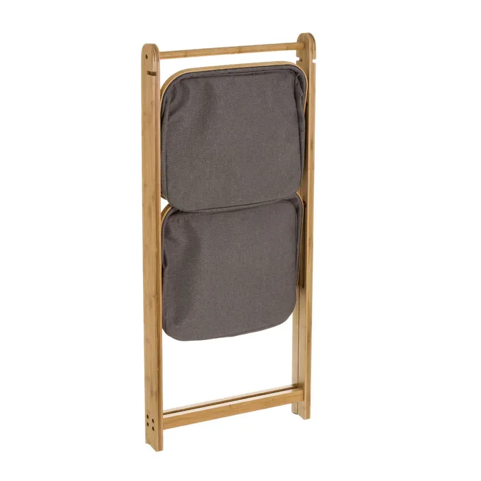 MUEBLE 2 CESTAS BAMB-TELA 45 X 36 X 98 CM
