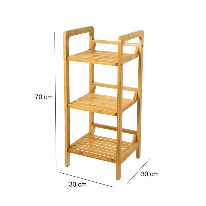ESTANTERA 3 BALDAS BAMB 30 X 30 X 70 CM