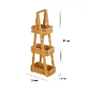 ESTANTERA 3 CAJONES BAMB 30 X 18 X 81 CM