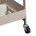 CARRO MULTIUSOS METAL BEIGE 44 X 31 X 79 CM