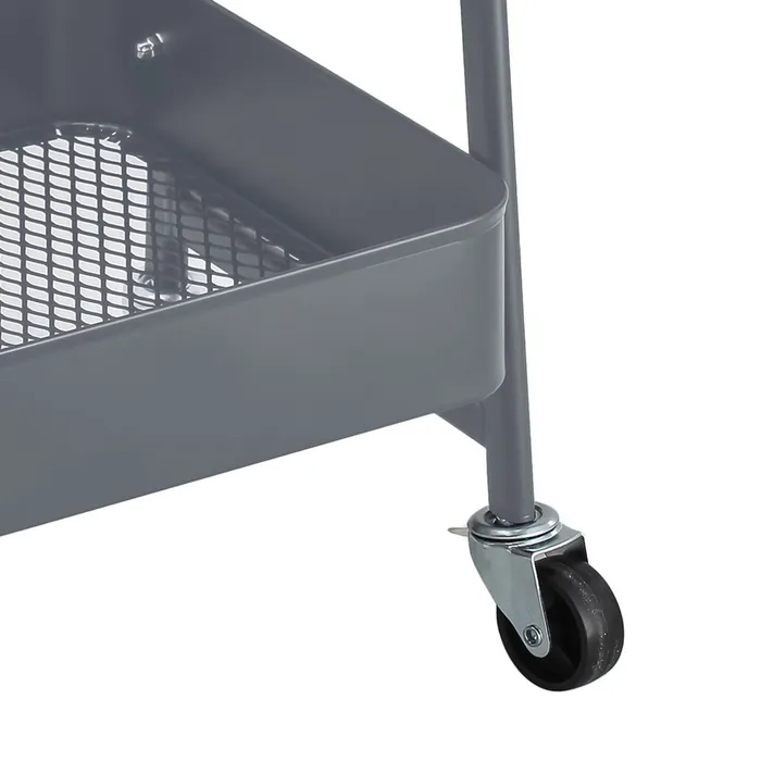 CARRO MULTIUSOS METAL GRIS 44 X 31 X 79 CM