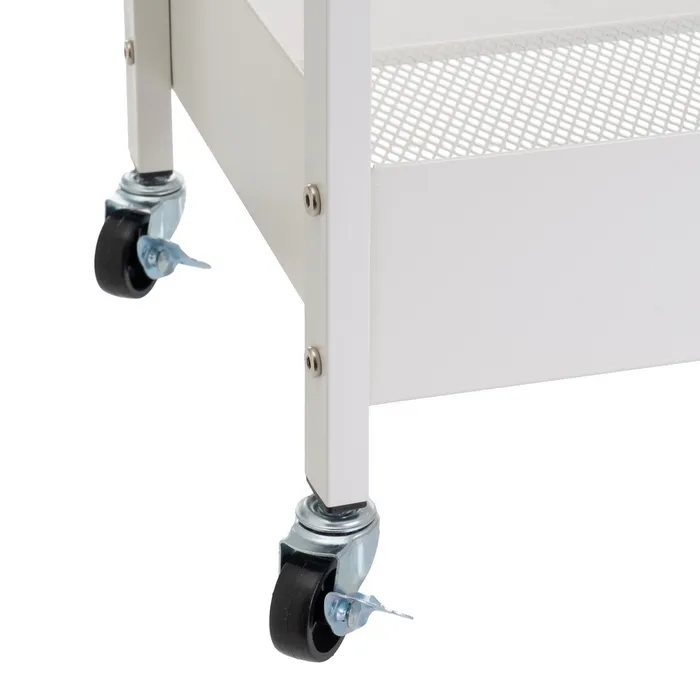 CARRO MULTIUSOS METAL BLANCO 51 X 30 X 82 CM