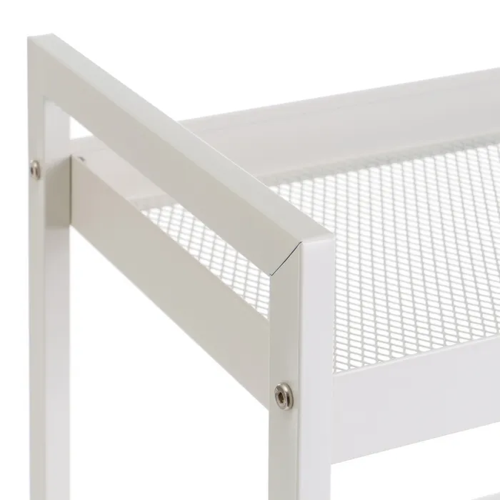 CARRO MULTIUSOS METAL BLANCO 51 X 30 X 82 CM