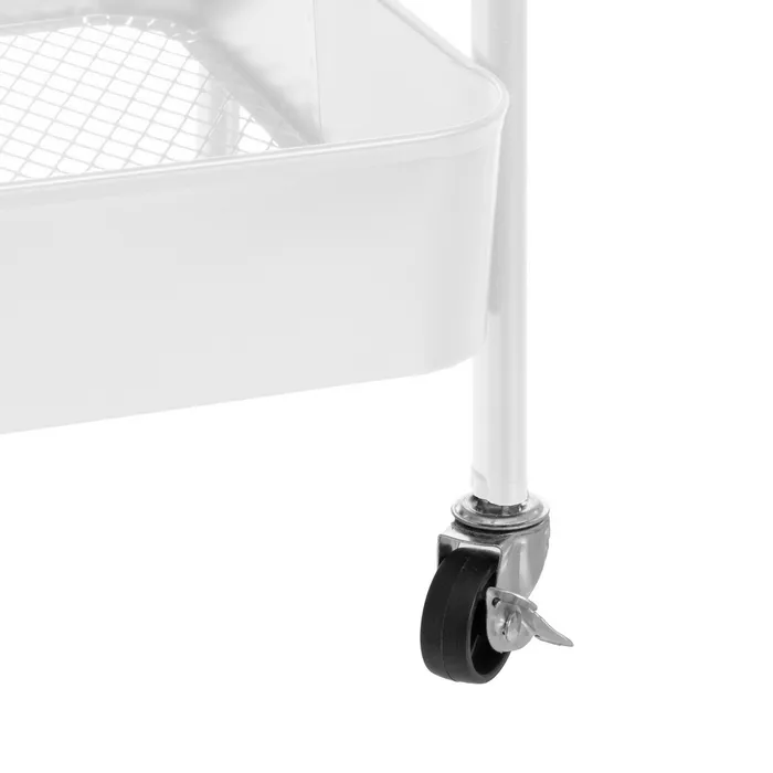 CARRO MULTIUSOS METAL BLANCO 44 X 31 X 79 CM