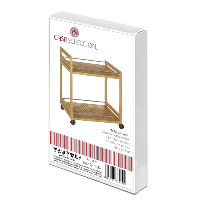 MESA CAMARERA BAMB 55 X 32 X 63 CM