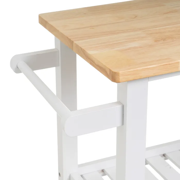 CARRO COCINA MDF-PINO BLANCO 56 X 39 X 85 CM