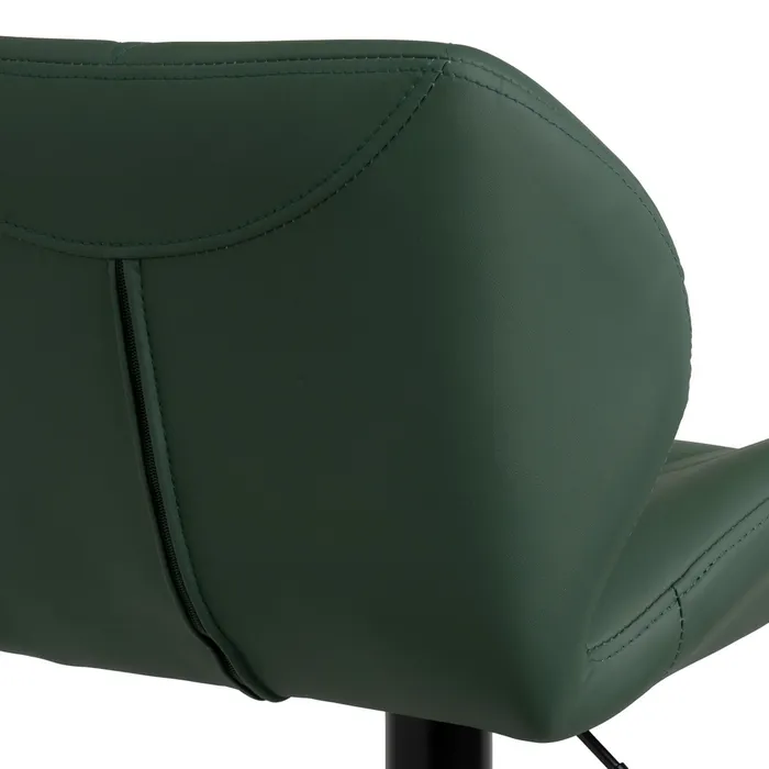 TABURETE PIEL-METAL VERDE 45 X 48 X 105 CM