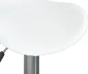 TABURETE CUERO SINTTICO-METAL BLANCO 45 X 44 X 83 CM