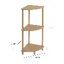 ESTANTERA RINCN 3 BALDAS GAIA NATURAL 30 X 30 X 76 CM