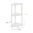 ESTANTERA RINCN 3 BALDAS ALBA BLANCO 30 X 30 X 76 CM