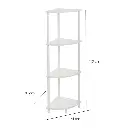 ESTANTERA RINCN 4 BALDAS ALBA BLANCO 30 X 30 X 110 CM