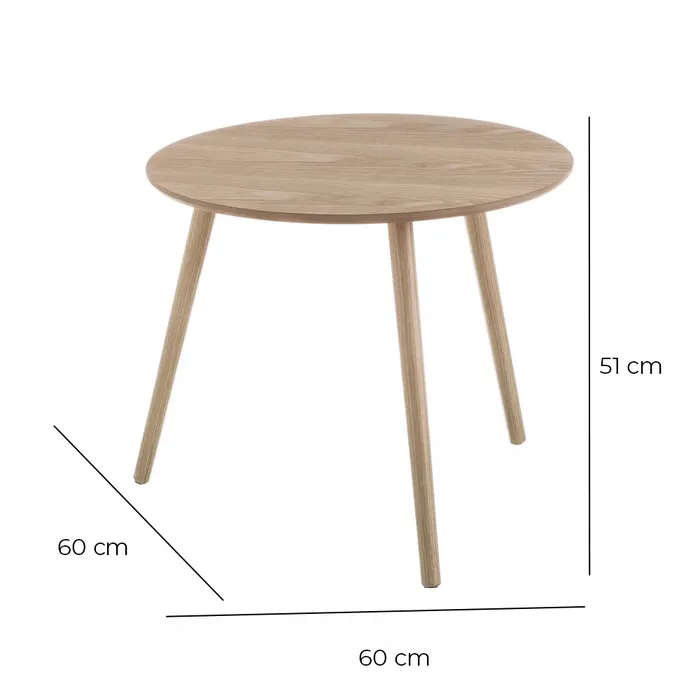 MESA MDF 60 X 60 X 51 CM