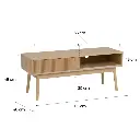 MUEBLE TV NAROA PB NATURAL 115 X 40 X 48 CM