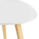 S/2 MESA MDF-PINO BLANCO 48 X 48 X 44 CM