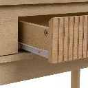 CONSOLA 2 CAJONES NAROA PB NATURAL 100 X 30 X 76 CM