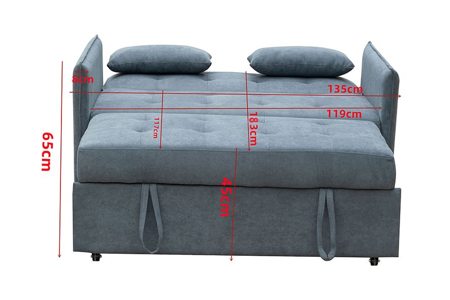 SOFA CAMA CON BRAZOS TAP.103-3 BILBAO BEIG