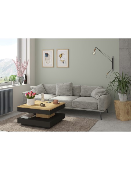 MESA GIRATORIA GRAF/HAMIL SOHO 41x78x78 cm