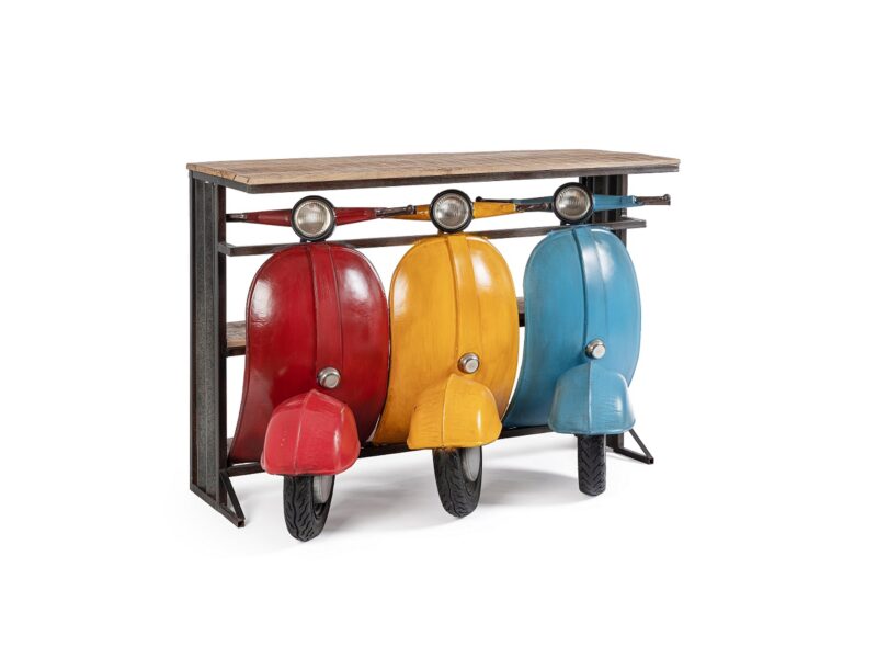 CONSOLA BAR TRIO VESPA COLOR
