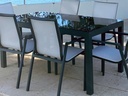 MESA OSLO ANTRACITA 160X90C