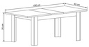 MESA EXTENSIBLE 150-190 EUROPA GRF-RB