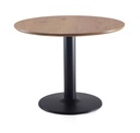 MESA MELAMINA FRESNO PIE METALICO 100D