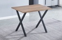 MESA COCINA FIJA T/MDF VIDEL NEGRO