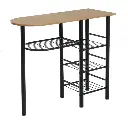 MESA 2 TABURETES MDF-METAL 100 X 74 X 88 CM
