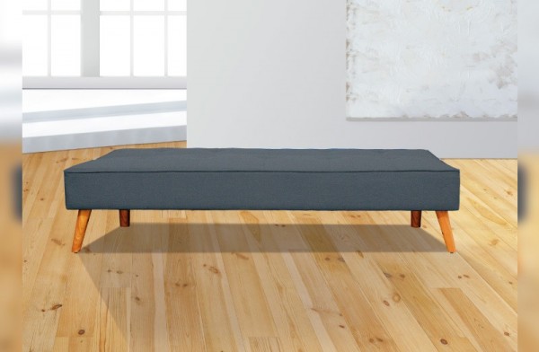 SOFA CAMA CLIC-CLAC PATA MADERA MOD.UNAI GRIS