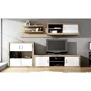 ALTO 1P 130CM LARA APIL. CAMBRIA-BLANCO