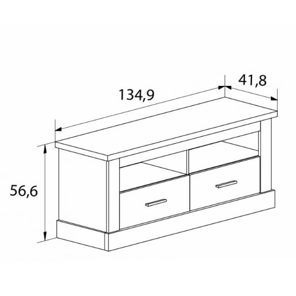 BAJO T.V. 2-C 135CM. CHELLEN CAÑON