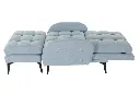 SOFA CAMA SET 2 POLIESTER 74X85X90 RECLINABLE