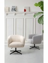 BUTACA GIRATORIA REGULABRE ALTURA LONETA BEIGE