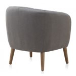 SILLON TAPIZADO GRIS OSCURO