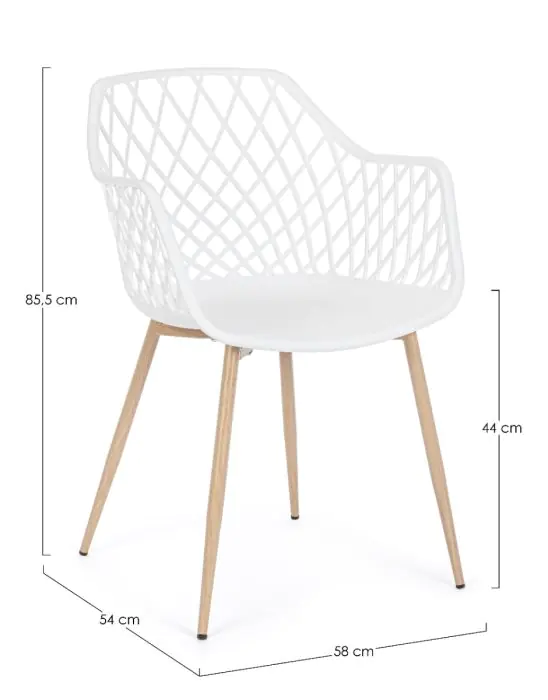 SILLA OPTIK BLANCO