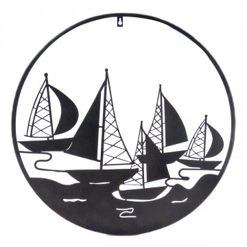 ADORNO PARED BARCOS 60 CM