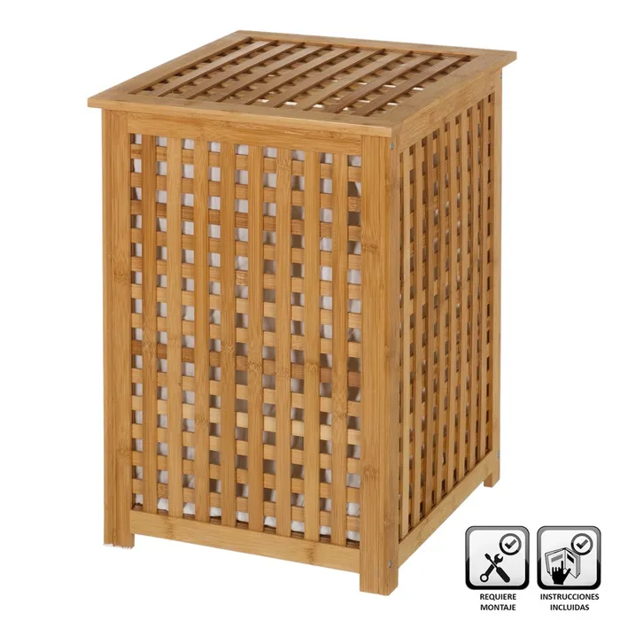 CESTO BAMB 40 X 40 X 58 CM