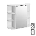 MUEBLE ESPEJO 4 BALDAS BASIC WHITE 59 X 16 X 58 CM