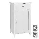 MUEBLE 1 CAJN Y 1 PUERTA BASIC WHITE 43 X 34 X 77 CM