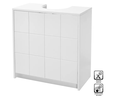MUEBLE BAJO LAVABO MDF BLANCO 56 X 30 X 60 CM