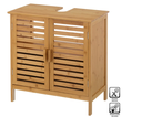 MUEBLE BAJO LAVABO 2 PUERTAS BAMB 60 X 30 X 62 CM