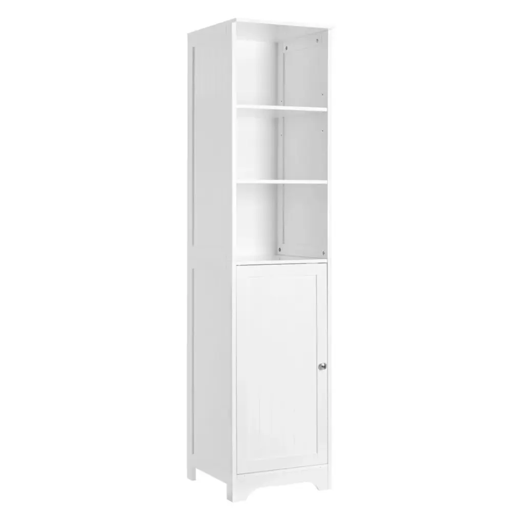 MUEBLE 1 PUERTA Y 2 LEJAS BASIC WHITE 40 X 38 X 160 CM