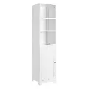 MUEBLE 1 PUERTA Y 2 LEJAS BASIC WHITE 40 X 38 X 160 CM
