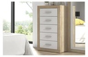 SINFONIER LARA 5 CAJONES LARA DORM. CAMBRIA-BLANCO