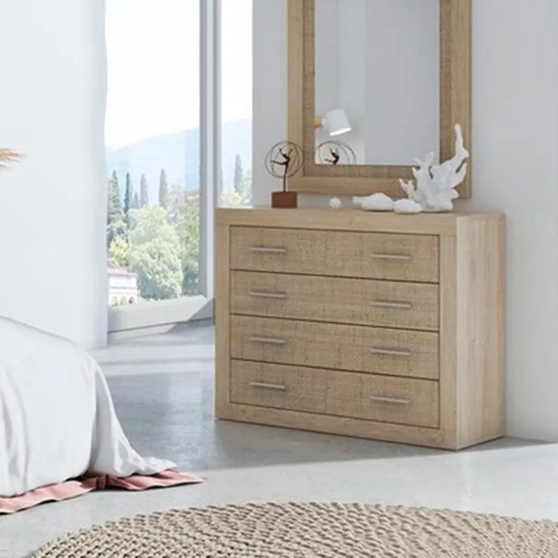 COMODA LARA 4 CAJONES PUCCINI-TEXTIL