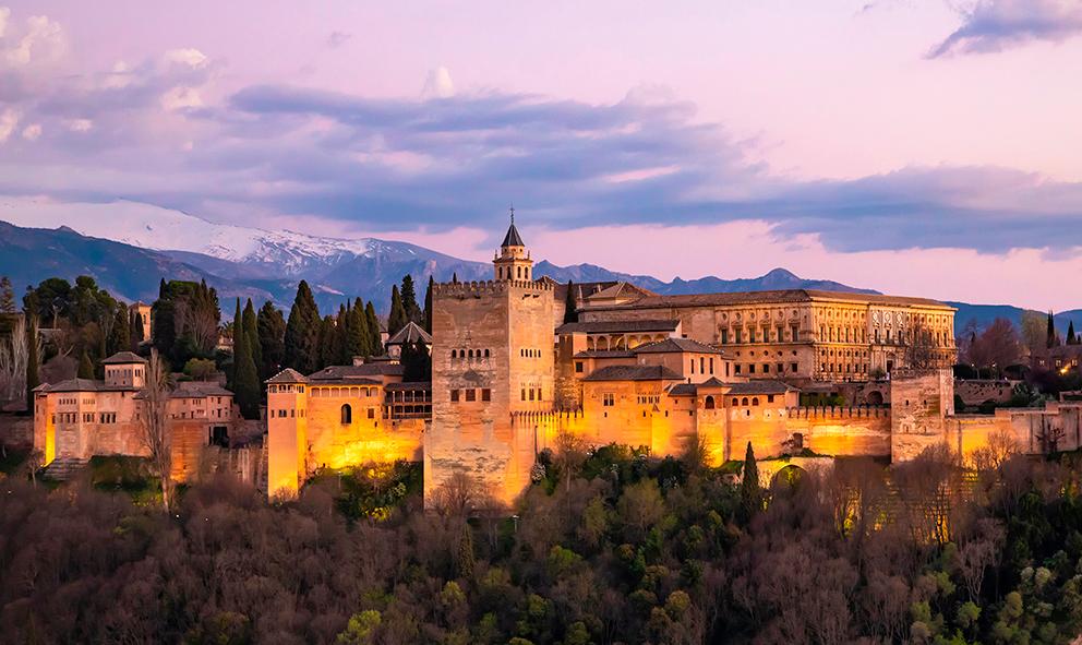 CUADRO FOTO CRISTAL TEMPLADO 100*180 CM. ALHAMBRA