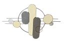 DECORACION PARED METAL PVC 130X5X80,6 MODERNO